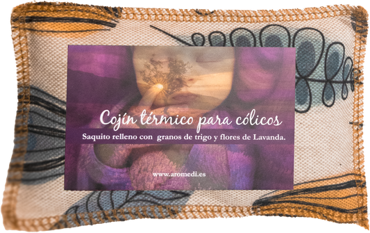 Cojín para aliviar los cólicos de tu bebé - www.lavanda.cat