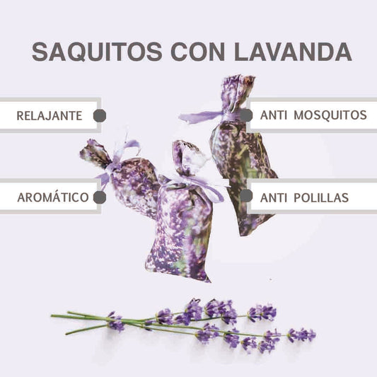 Paquete con 25 Saquitos de Lavanda - www.lavanda.cat