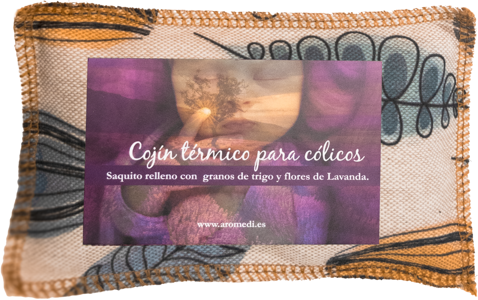 Cojín para aliviar los cólicos de tu bebé - www.lavanda.cat